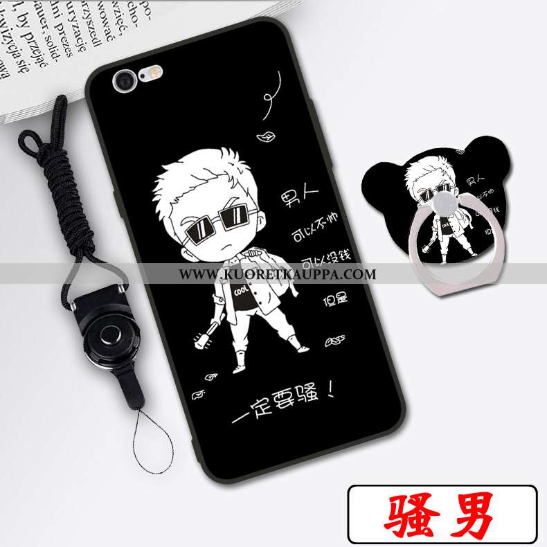 Kuori iPhone 6/6s, Kuoret iPhone 6/6s, Kotelo iPhone 6/6s Sarjakuva Silikoni Valkoinen Puhelimen Yks