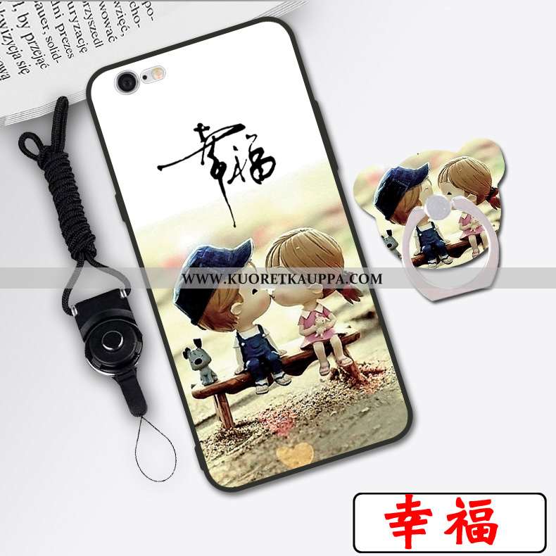 Kuori iPhone 6/6s, Kuoret iPhone 6/6s, Kotelo iPhone 6/6s Sarjakuva Silikoni Valkoinen Puhelimen Yks