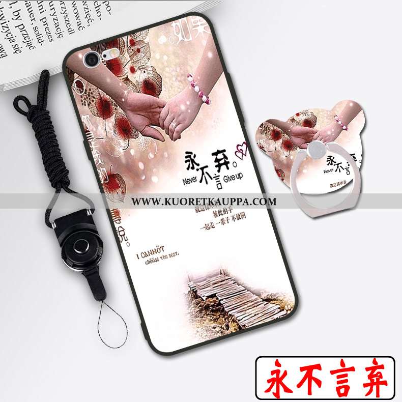 Kuori iPhone 6/6s, Kuoret iPhone 6/6s, Kotelo iPhone 6/6s Sarjakuva Silikoni Valkoinen Puhelimen Yks