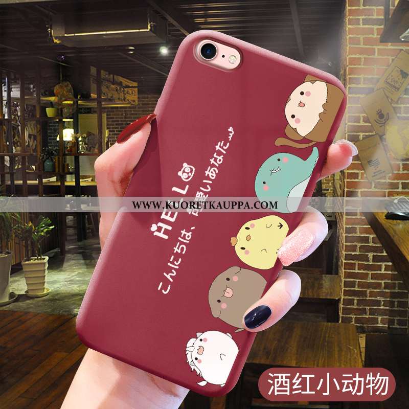 Kuori iPhone 6/6s, Kuoret iPhone 6/6s, Kotelo iPhone 6/6s Silikoni Persoonallisuus Jauhe Sarjakuva L