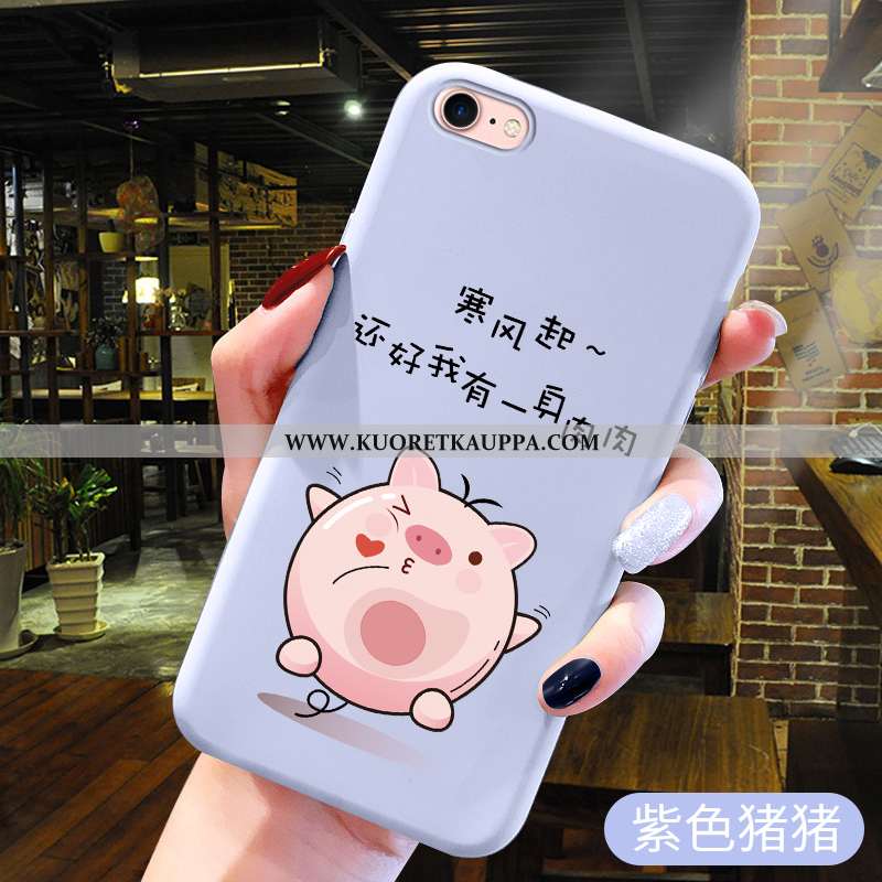 Kuori iPhone 6/6s, Kuoret iPhone 6/6s, Kotelo iPhone 6/6s Silikoni Persoonallisuus Jauhe Sarjakuva L