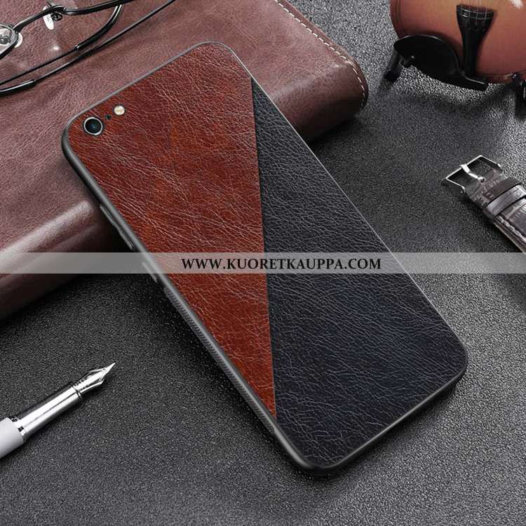 Kuori iPhone 6/6s, Kuoret iPhone 6/6s, Kotelo iPhone 6/6s Suuntaus Pehmeä Neste Murtumaton Musta Mus