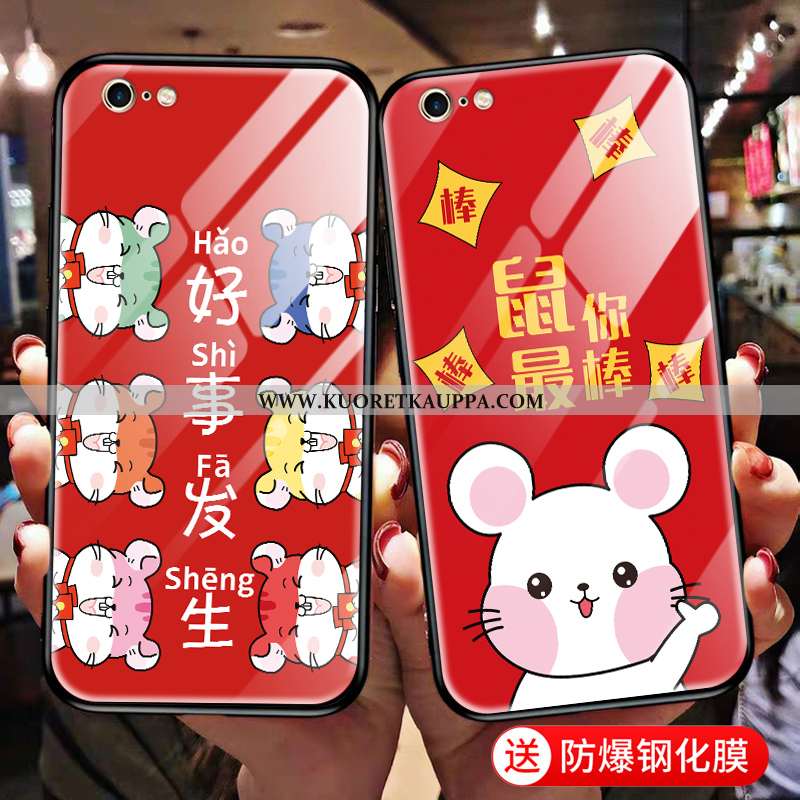 Kuori iPhone 6/6s Plus, Kuoret iPhone 6/6s Plus, Kotelo iPhone 6/6s Plus Suojaus Lasi Rotta Ihana Pu