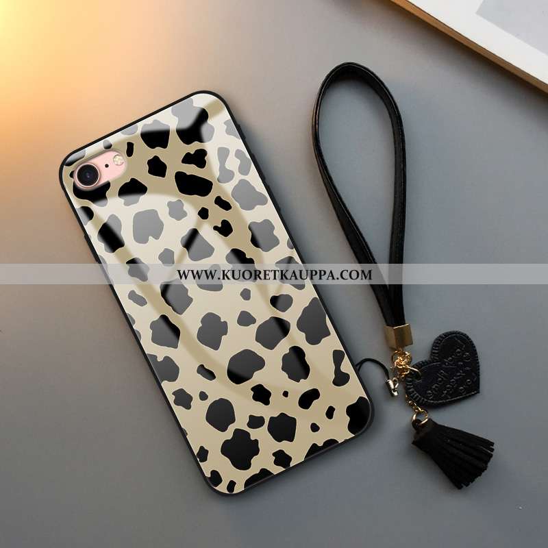 Kuori iPhone 7, Kuoret iPhone 7, Kotelo iPhone 7 Lasi Persoonallisuus Yksinkertainen Puhelimen Valko