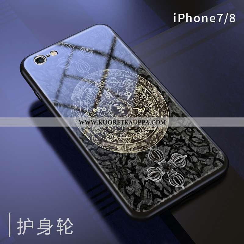 Kuori iPhone 7, Kuoret iPhone 7, Kotelo iPhone 7 Luova Persoonallisuus All Inclusive Tummansininen T