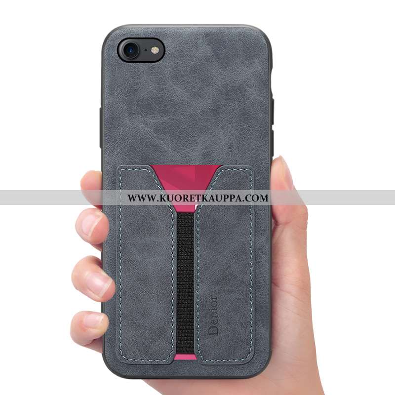 Kuori iPhone 7, Kuoret iPhone 7, Kotelo iPhone 7 Nahkakuori Salkku Puhelimen Punainen