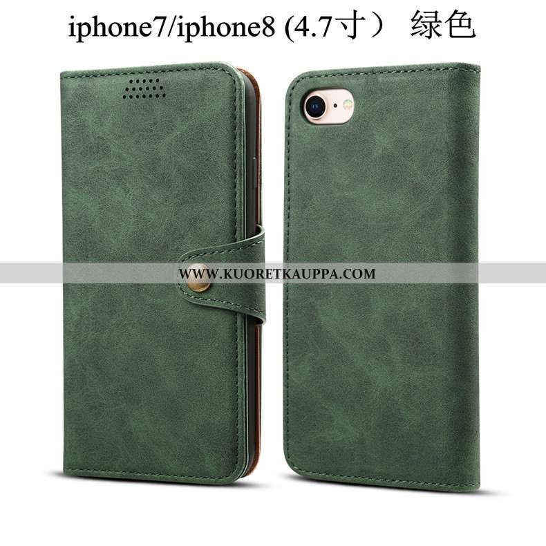 Kuori iPhone 7, Kuoret iPhone 7, Kotelo iPhone 7 Nahkakuori Suuntaus Puhelimen Murtumaton Pehmeä Nes