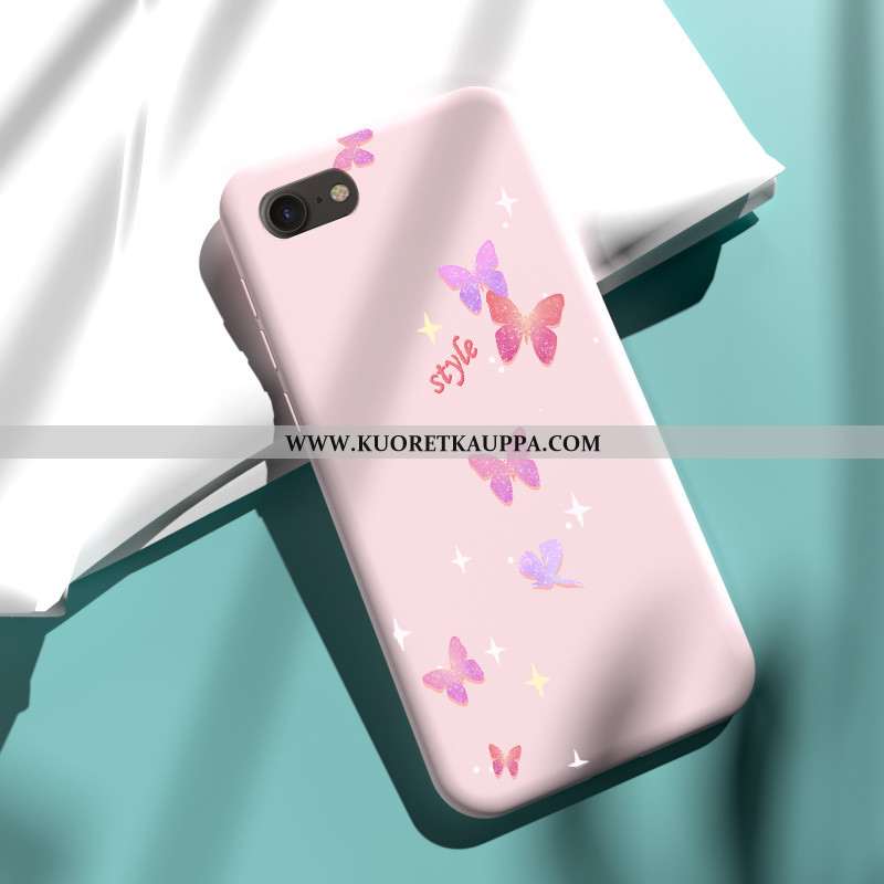 Kuori iPhone 7, Kuoret iPhone 7, Kotelo iPhone 7 Pehmeä Neste Suuntaus Jauhe Net Red Pinkki