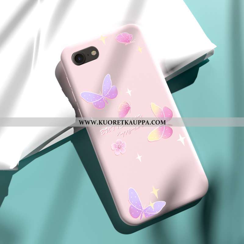 Kuori iPhone 7, Kuoret iPhone 7, Kotelo iPhone 7 Pehmeä Neste Suuntaus Jauhe Net Red Pinkki