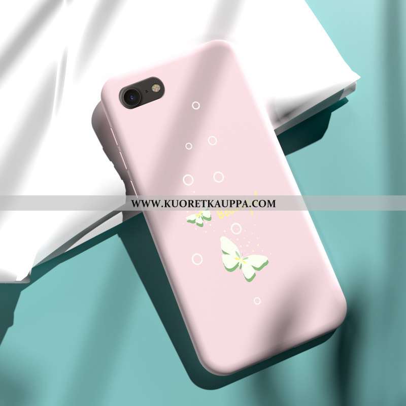 Kuori iPhone 7, Kuoret iPhone 7, Kotelo iPhone 7 Pehmeä Neste Suuntaus Jauhe Net Red Pinkki