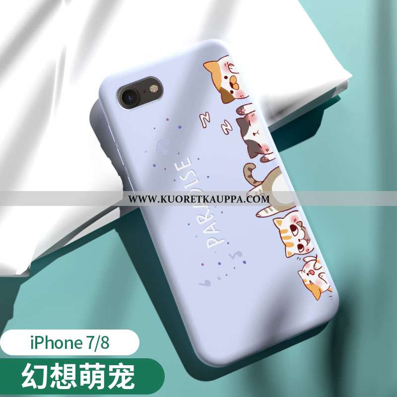 Kuori iPhone 7, Kuoret iPhone 7, Kotelo iPhone 7 Pehmeä Neste Valo Luova Net Red All Inclusive Vihre