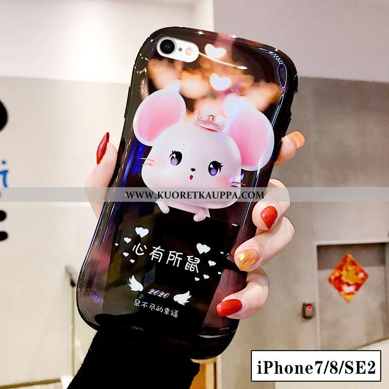 Kuori iPhone 7, Kuoret iPhone 7, Kotelo iPhone 7 Pehmeä Neste Valo Rakastunut Ultra Sarjakuva Punain