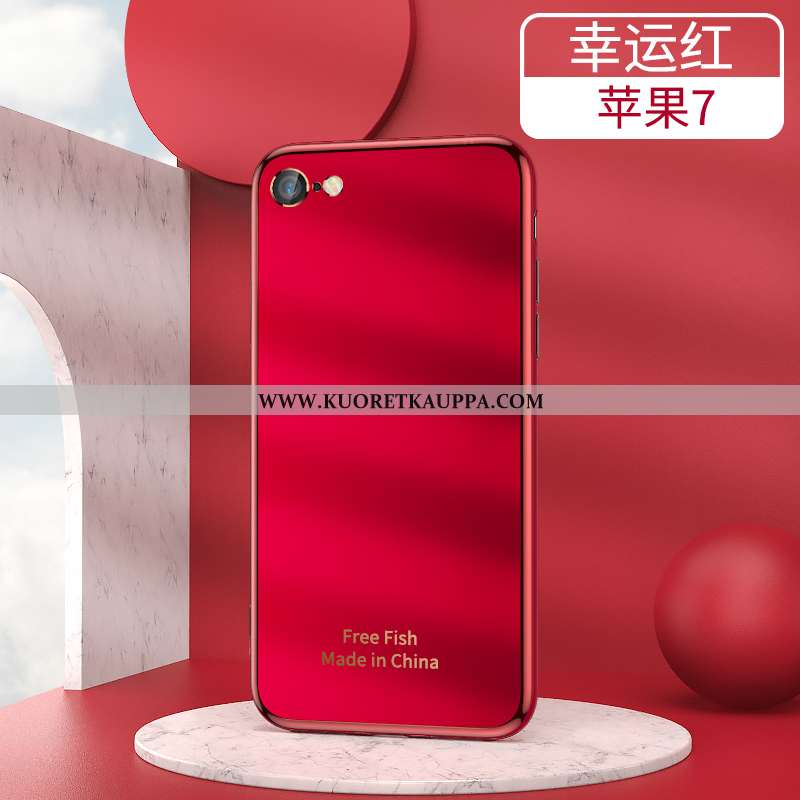 Kuori iPhone 7, Kuoret iPhone 7, Kotelo iPhone 7 Persoonallisuus Luova Kova Vaalean Puhelimen Punain
