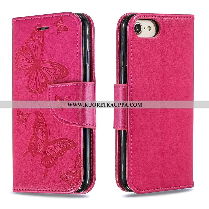 Kuori iPhone 7, Kuoret iPhone 7, Kotelo iPhone 7 Ripustettavat Koristeet Kohokuviointi Punainen Suoj