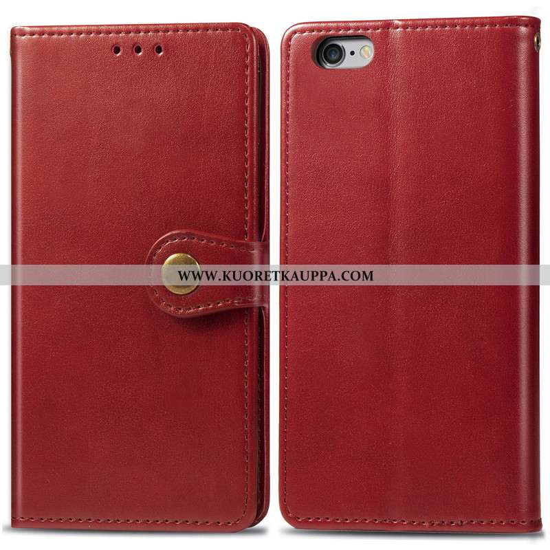 Kuori iPhone 7, Kuoret iPhone 7, Kotelo iPhone 7 Ripustettavat Koristeet Nahka Punainen Yksinkertain