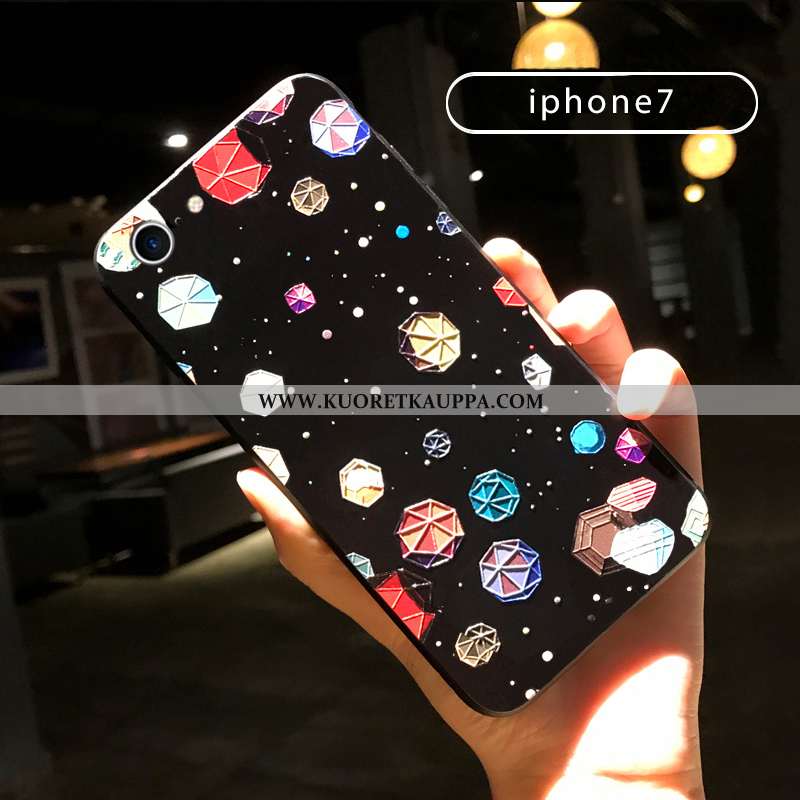 Kuori iPhone 7, Kuoret iPhone 7, Kotelo iPhone 7 Ripustettavat Koristeet Persoonallisuus Pehmeä Nest