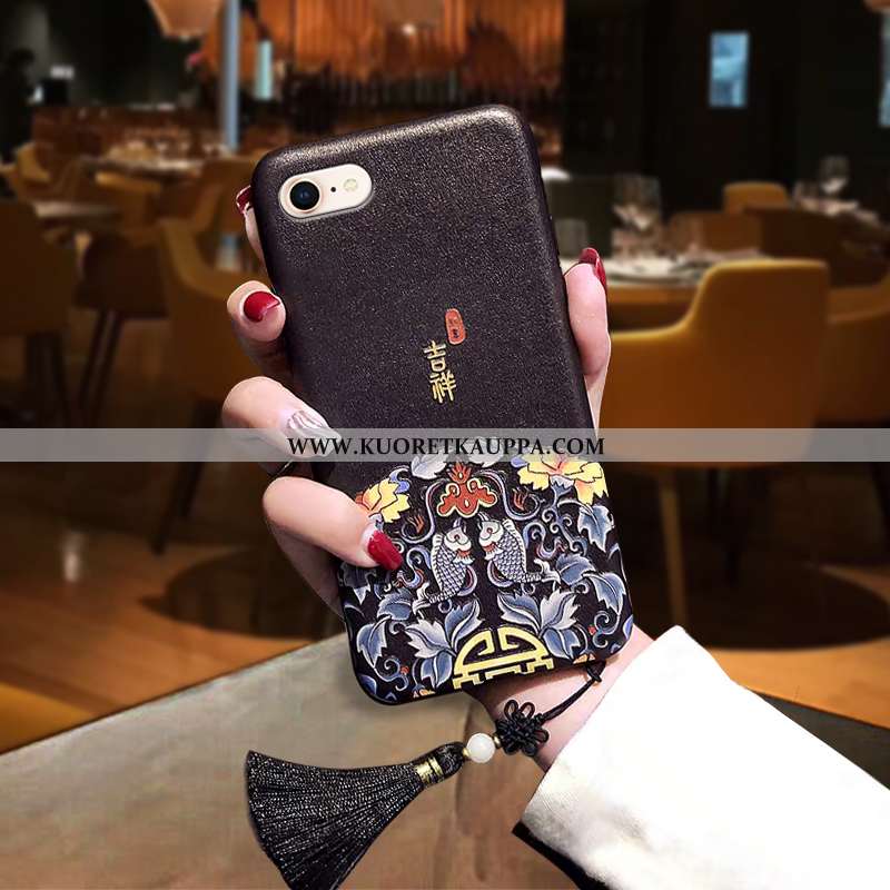 Kuori iPhone 7, Kuoret iPhone 7, Kotelo iPhone 7 Silikoni Persoonallisuus Puhelimen Pehmeä Neste Mus