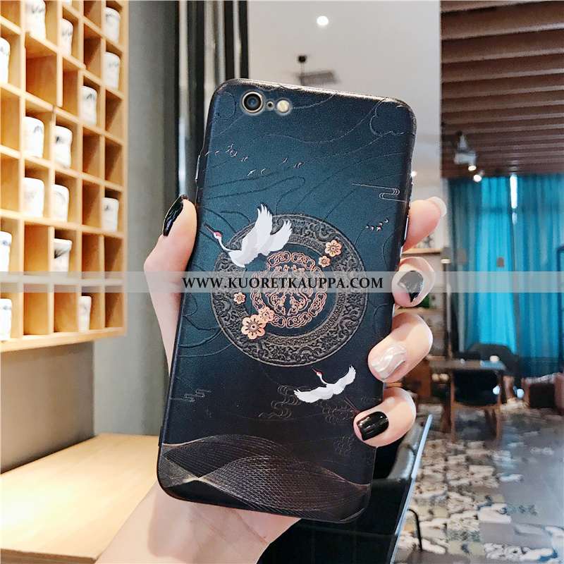 Kuori iPhone 7, Kuoret iPhone 7, Kotelo iPhone 7 Suuntaus Silikoni Nosturi Musta Mustat