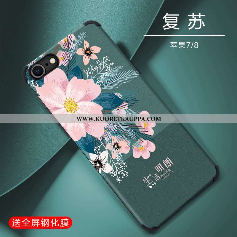 Kuori iPhone 7, Kuoret iPhone 7, Kotelo iPhone 7 Ultra Pehmeä Neste Suuntaus Vihreä