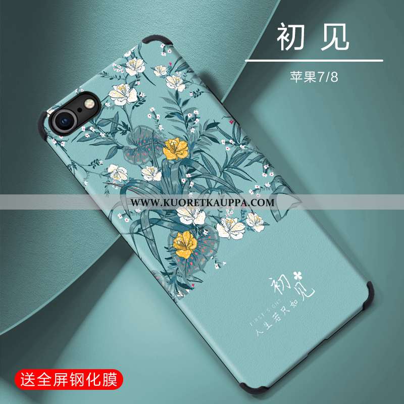 Kuori iPhone 7, Kuoret iPhone 7, Kotelo iPhone 7 Ultra Pehmeä Neste Suuntaus Vihreä