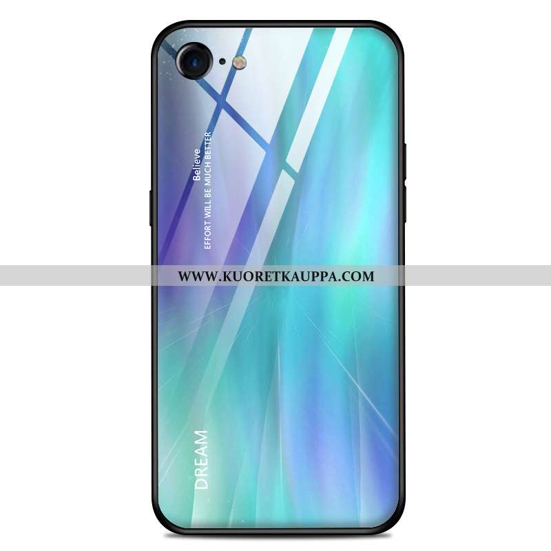 Kuori iPhone 7, Kuoret iPhone 7, Kotelo iPhone 7 Valo Silikoni Muokata Pehmeä Neste Puhelimen Sinine