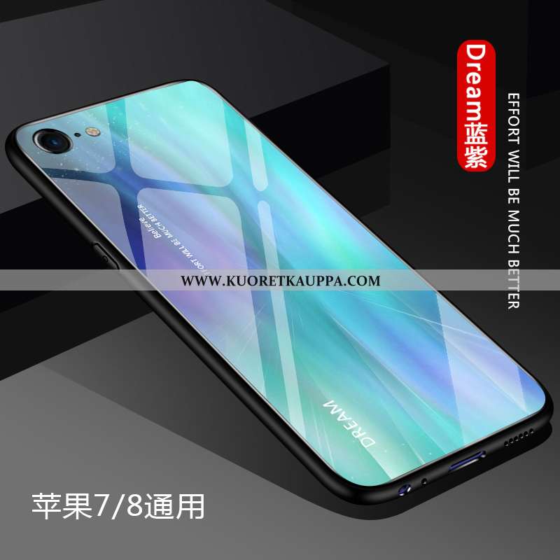 Kuori iPhone 7, Kuoret iPhone 7, Kotelo iPhone 7 Valo Silikoni Muokata Pehmeä Neste Puhelimen Sinine