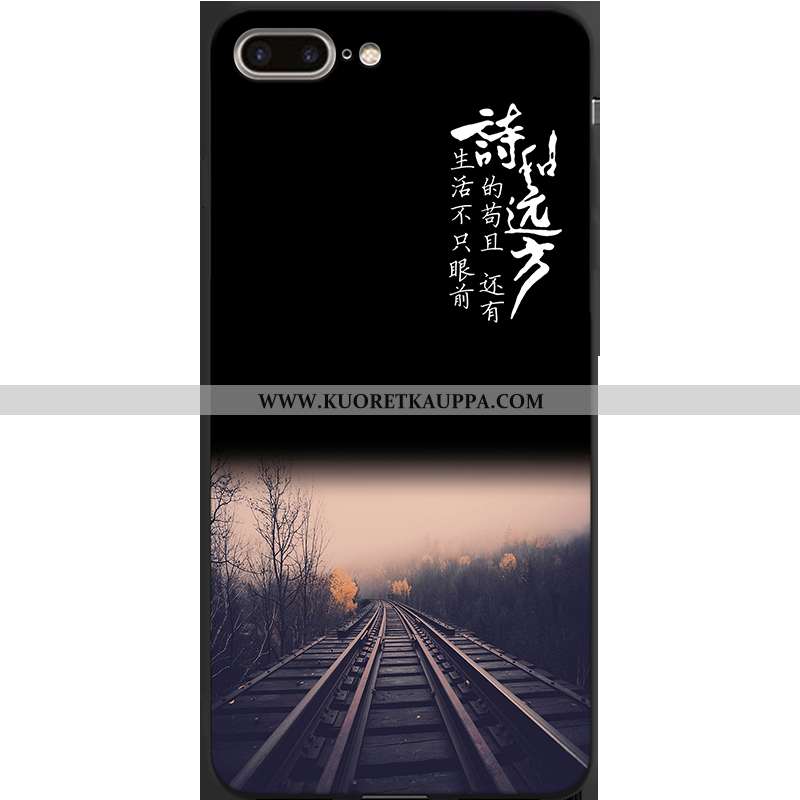 Kuori iPhone 7 Plus, Kuoret iPhone 7 Plus, Kotelo iPhone 7 Plus Luova Persoonallisuus Hemming Musta 