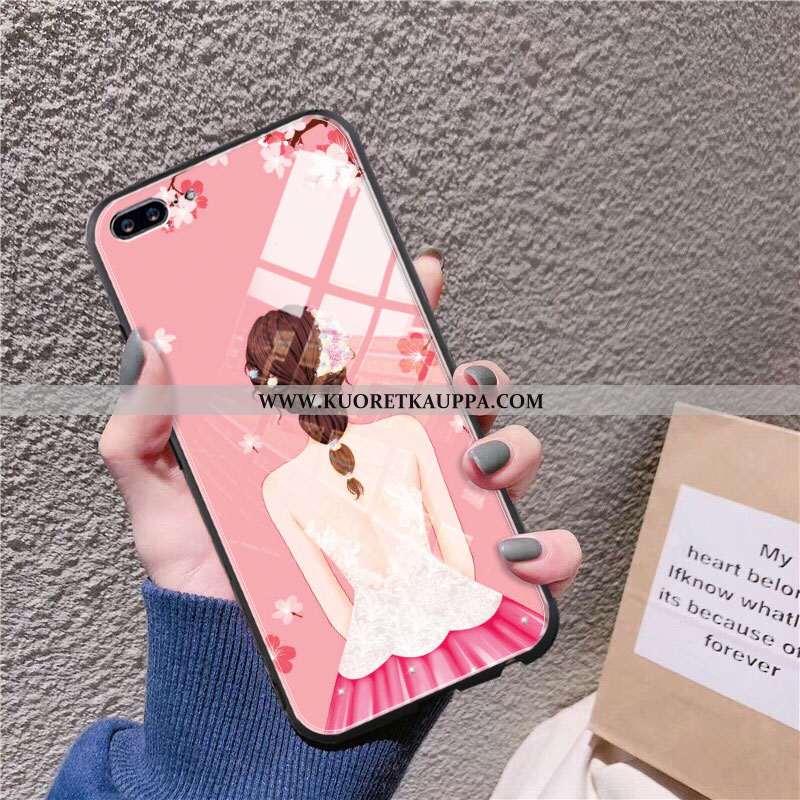 Kuori iPhone 7 Plus, Kuoret iPhone 7 Plus, Kotelo iPhone 7 Plus Luova Suuntaus Puhelimen Jauhe Pinkk