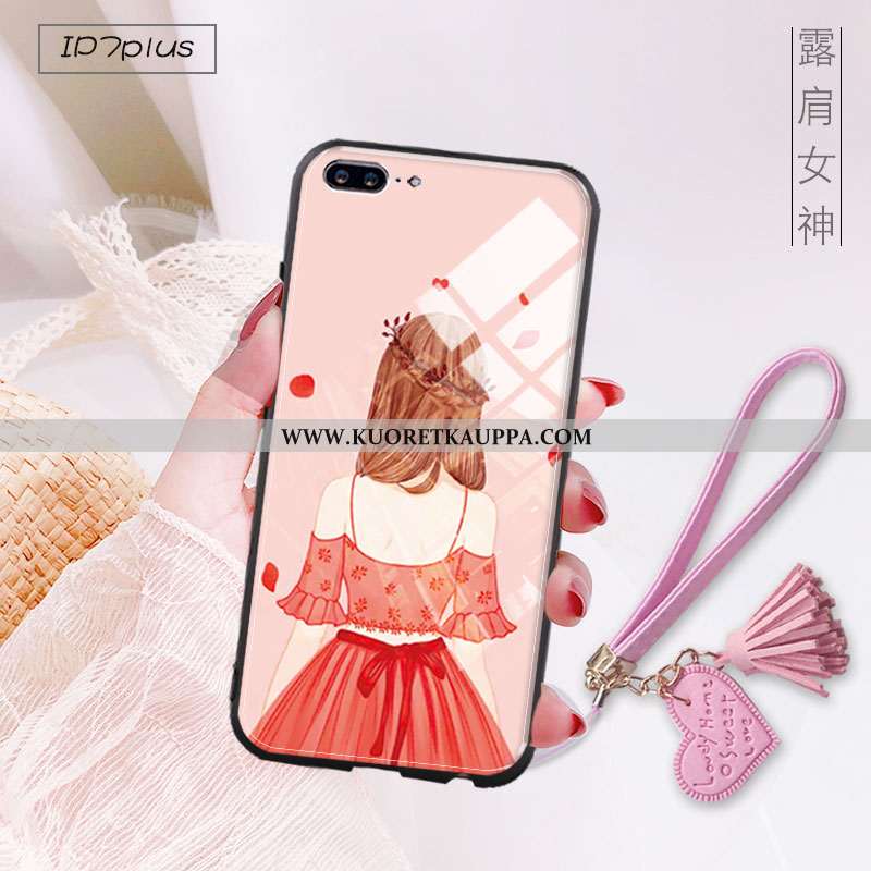 Kuori iPhone 7 Plus, Kuoret iPhone 7 Plus, Kotelo iPhone 7 Plus Luova Suuntaus Puhelimen Jauhe Pinkk