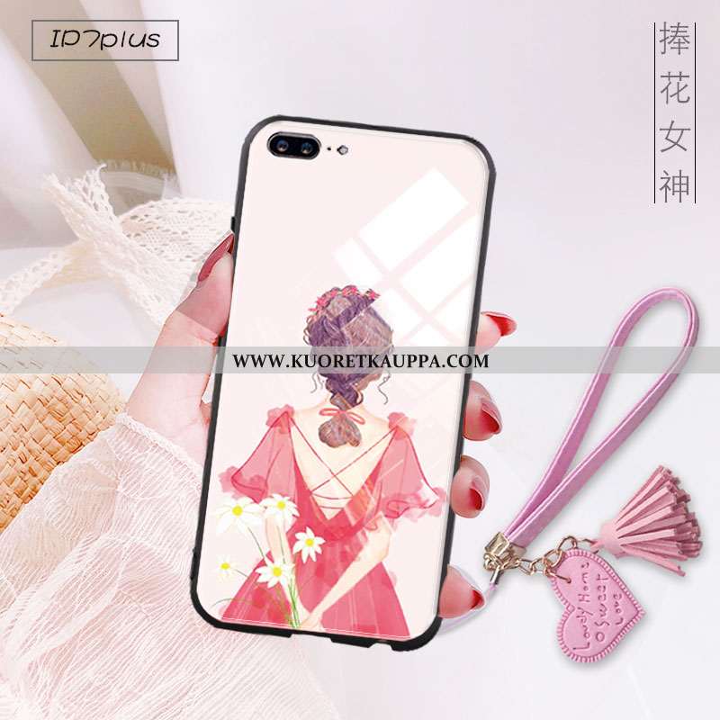 Kuori iPhone 7 Plus, Kuoret iPhone 7 Plus, Kotelo iPhone 7 Plus Luova Suuntaus Puhelimen Jauhe Pinkk