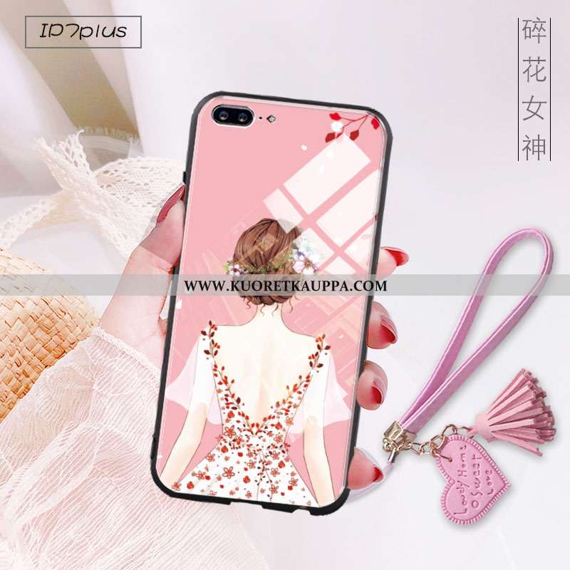 Kuori iPhone 7 Plus, Kuoret iPhone 7 Plus, Kotelo iPhone 7 Plus Luova Suuntaus Puhelimen Jauhe Pinkk