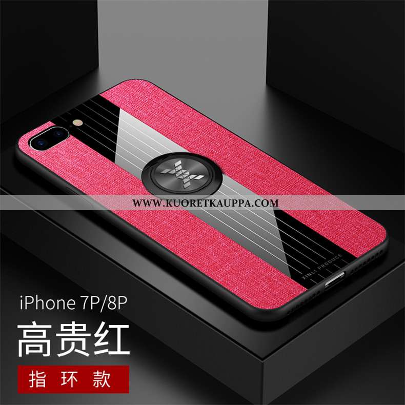Kuori iPhone 7 Plus, Kuoret iPhone 7 Plus, Kotelo iPhone 7 Plus Persoonallisuus Kukkakuvio Punainen 