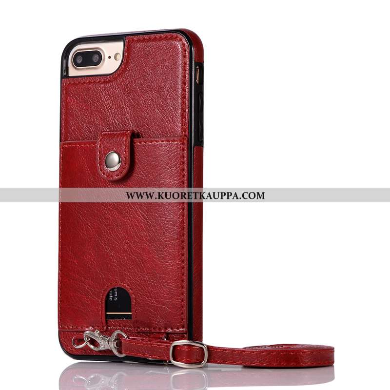 Kuori iPhone 7 Plus, Kuoret iPhone 7 Plus, Kotelo iPhone 7 Plus Ripustettava Kaula Suojaus Punainen 
