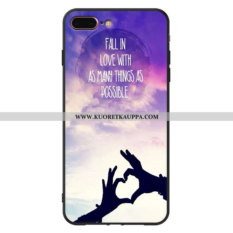 Kuori iPhone 7 Plus, Kuoret iPhone 7 Plus, Kotelo iPhone 7 Plus Silikoni Suojaus Sarjakuva Uusi Tila