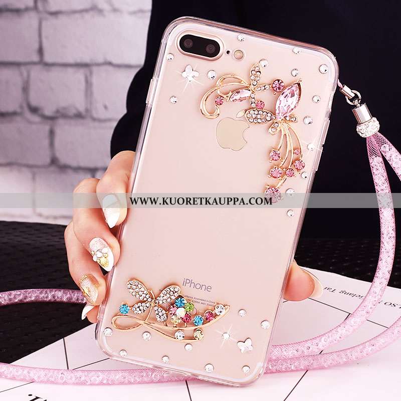 Kuori iPhone 7 Plus, Kuoret iPhone 7 Plus, Kotelo iPhone 7 Plus Suojaus Kristalli Rengas Kulta Kulta