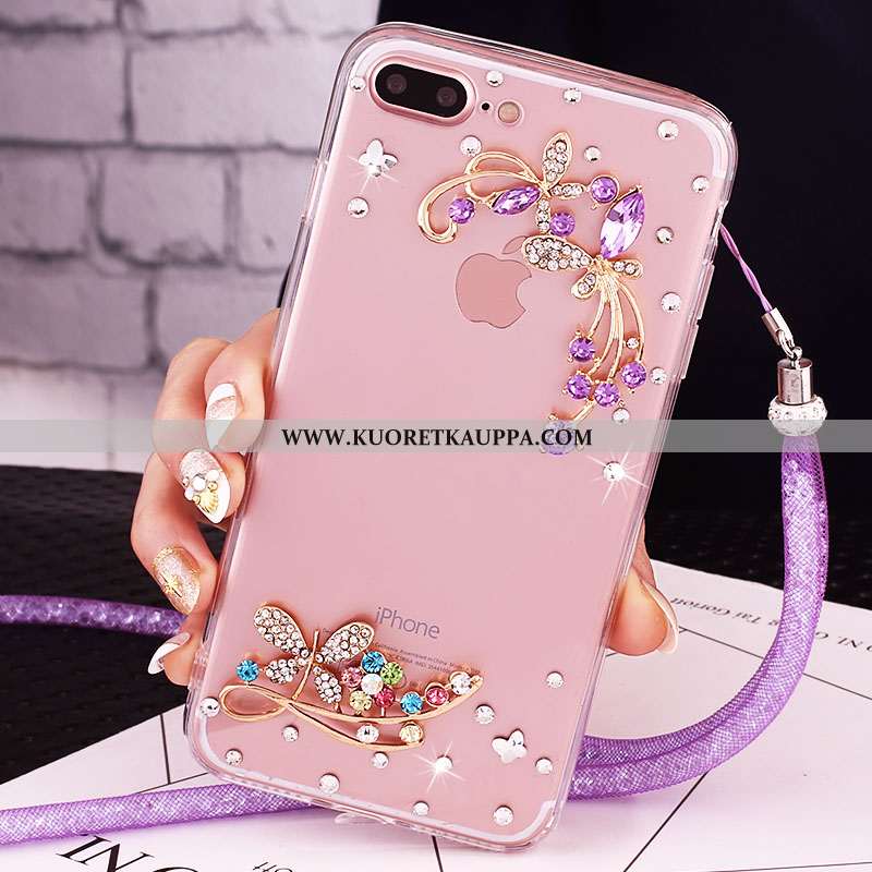 Kuori iPhone 7 Plus, Kuoret iPhone 7 Plus, Kotelo iPhone 7 Plus Suojaus Kristalli Rengas Kulta Kulta