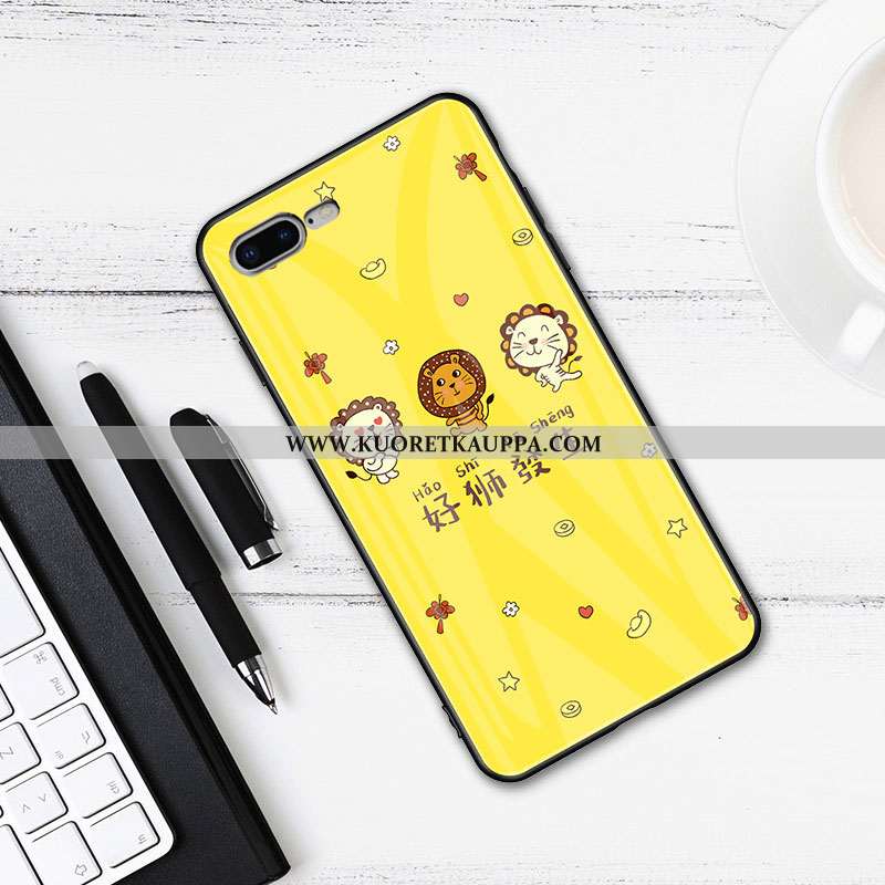 Kuori iPhone 7 Plus, Kuoret iPhone 7 Plus, Kotelo iPhone 7 Plus Suojaus Lasi Pu All Inclusive Murtum