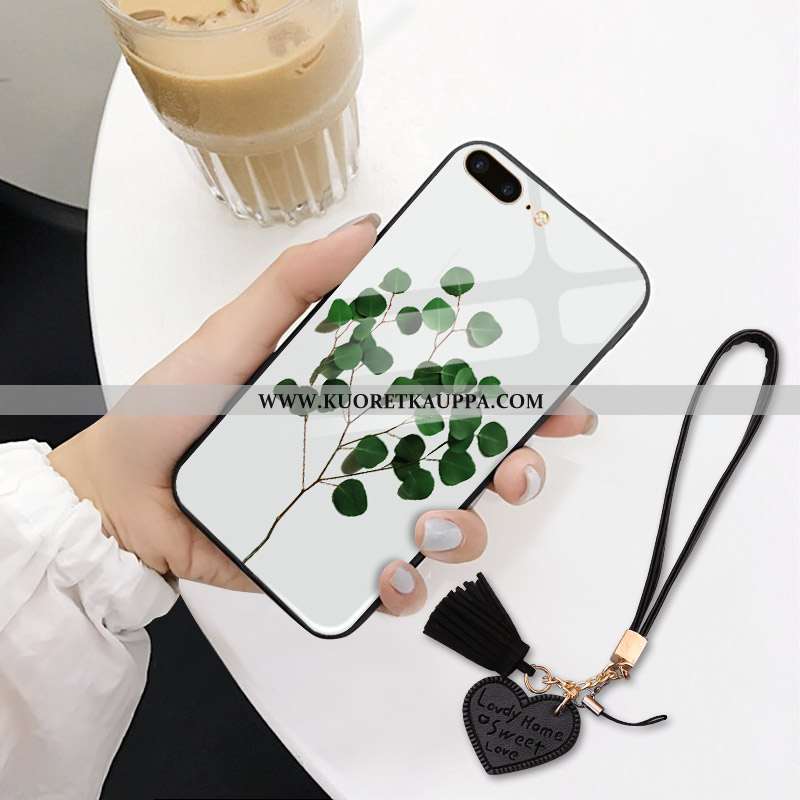 Kuori iPhone 7 Plus, Kuoret iPhone 7 Plus, Kotelo iPhone 7 Plus Suuntaus Lasi Valkoinen Uusi