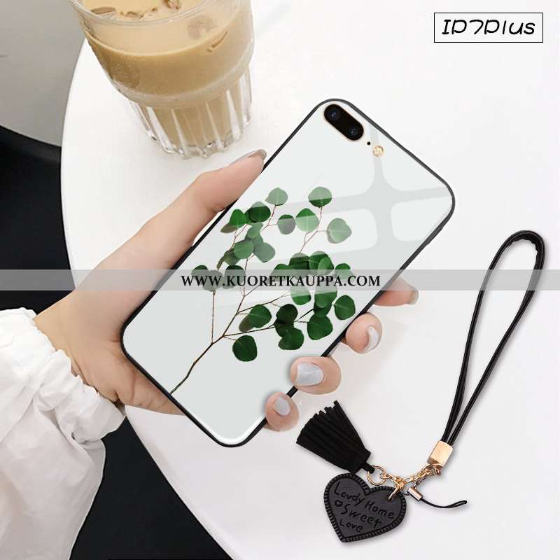 Kuori iPhone 7 Plus, Kuoret iPhone 7 Plus, Kotelo iPhone 7 Plus Suuntaus Lasi Valkoinen Uusi