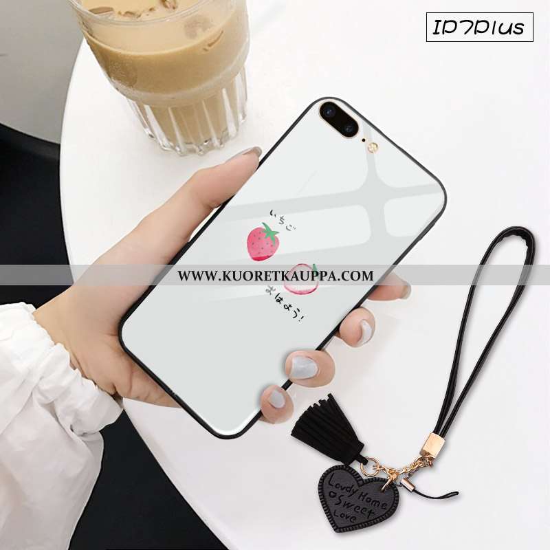 Kuori iPhone 7 Plus, Kuoret iPhone 7 Plus, Kotelo iPhone 7 Plus Suuntaus Lasi Valkoinen Uusi