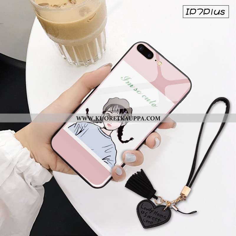 Kuori iPhone 7 Plus, Kuoret iPhone 7 Plus, Kotelo iPhone 7 Plus Suuntaus Lasi Valkoinen Uusi