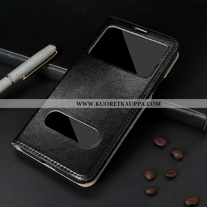 Kuori iPhone 8, Kuoret iPhone 8, Kotelo iPhone 8 Aito Nahka Nahka Tummansininen Suojauskuori Tummans