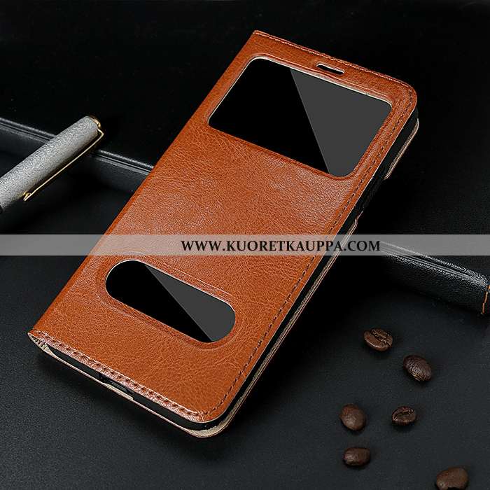 Kuori iPhone 8, Kuoret iPhone 8, Kotelo iPhone 8 Aito Nahka Nahka Tummansininen Suojauskuori Tummans