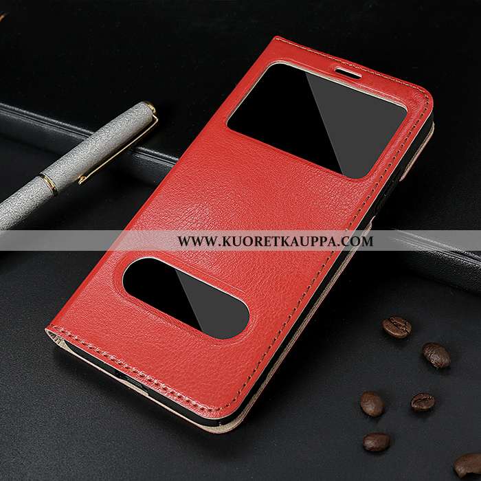 Kuori iPhone 8, Kuoret iPhone 8, Kotelo iPhone 8 Aito Nahka Nahka Tummansininen Suojauskuori Tummans