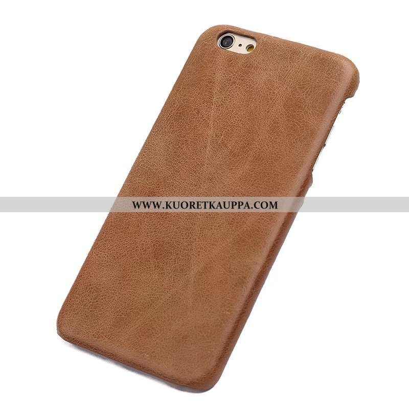 Kuori iPhone 8, Kuoret iPhone 8, Kotelo iPhone 8 Aito Nahka Suojaus Uusi Murtumaton Punainen