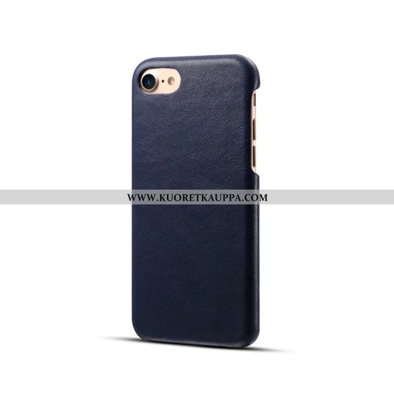 Kuori iPhone 8, Kuoret iPhone 8, Kotelo iPhone 8 Aito Nahka Suojaus Uusi Murtumaton Punainen