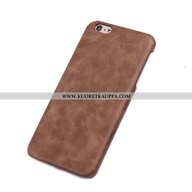 Kuori iPhone 8, Kuoret iPhone 8, Kotelo iPhone 8 Aito Nahka Suojaus Uusi Murtumaton Punainen