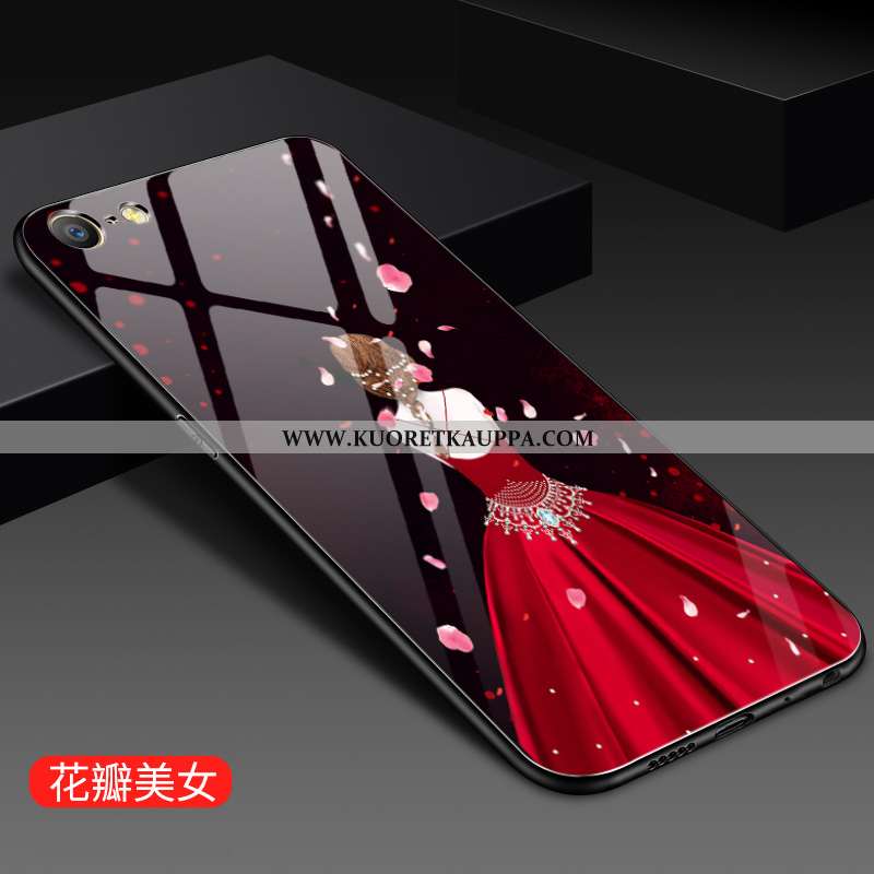 Kuori iPhone 8, Kuoret iPhone 8, Kotelo iPhone 8 Lasi Tila Peili All Inclusive Suuntaus Sininen