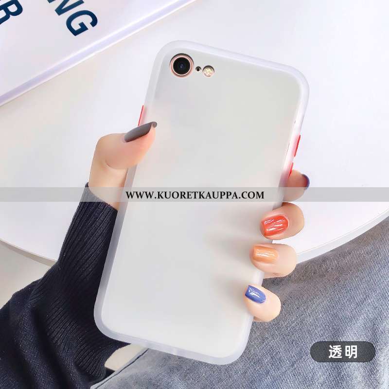 Kuori iPhone 8, Kuoret iPhone 8, Kotelo iPhone 8 Luova Suuntaus Murtumaton Pesty Suede Valkoinen