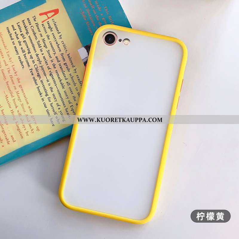 Kuori iPhone 8, Kuoret iPhone 8, Kotelo iPhone 8 Luova Suuntaus Murtumaton Pesty Suede Valkoinen